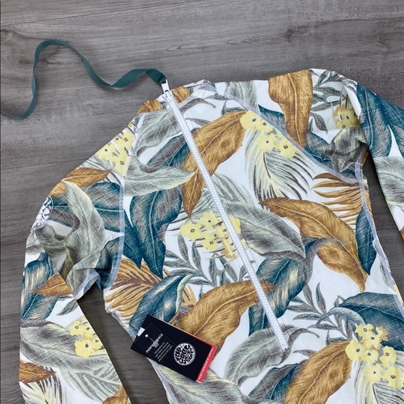 ☀️RIP CURL☀️ G BOMB LONG SLEEVE BZIP UV SURFS BODY SUIT - Picture 17 of 17